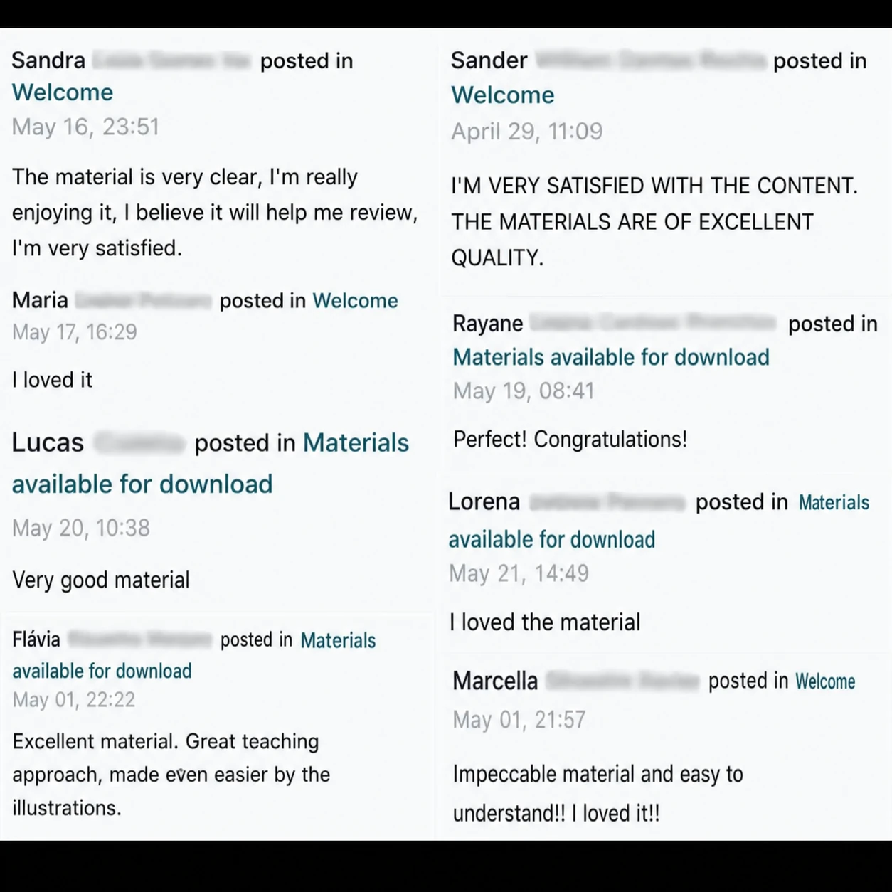 Feedback and reviews from students using MedStudyLab