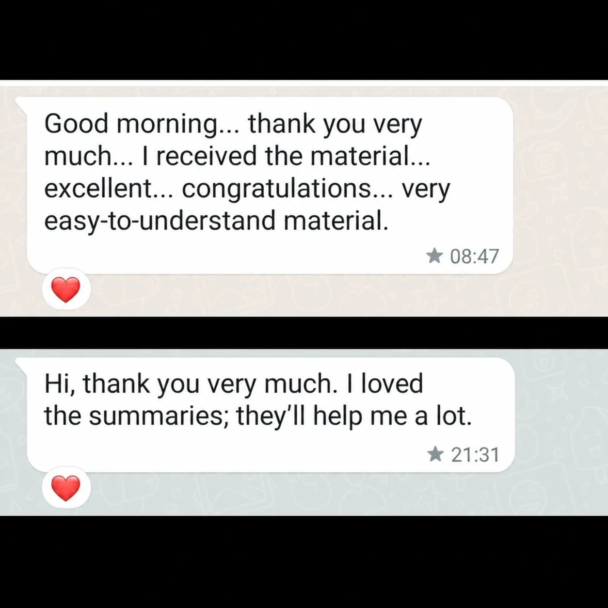 Feedback and reviews from students using MedStudyLab